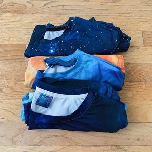 Lot of 3 Men’s/Boy’s Large Galaxy T-Shirts!